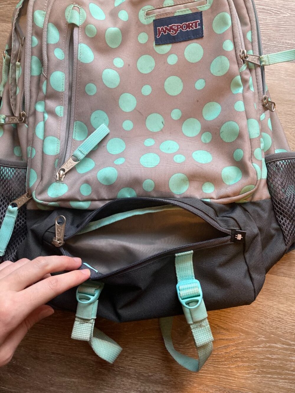 Jansport Polka Dot Backpack - Picture 6 of 8